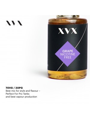 Grape Flavour / XVX E Liquid / 0mg