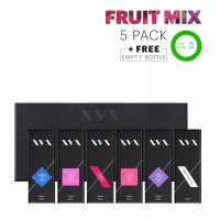 XVX E Liquid  / Fruit Mix / 5 Pack / XVX E Liquid / 0mg / VG100
