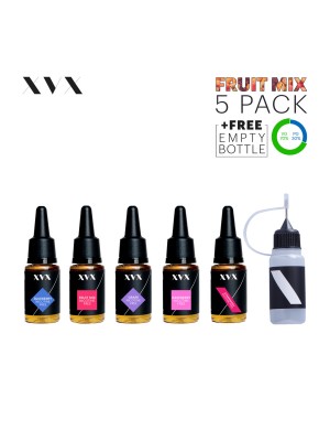 Fruit Mix / 5 Pack / XVX E Liquid / 0mg