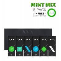 XVX E Liquid  / Mint Mix / 5 Pack / XVX E Liquid / 0mg / VG100
