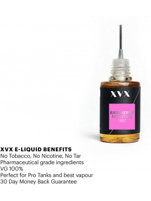 XVX E Liquid / Raspberry Flavour / VG100