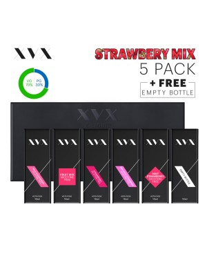 Strawberry Mix / 5 Pack / XVX E Liquid / 0mg