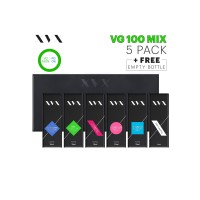 VG 100 Mix / 5 Pack / XVX E Liquid / 0mg