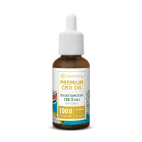 Harmony CBD / Broad Spectrum Premium CBD Oil / Natural Hemp Flavour / 1000mg