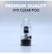 XVX MAGNET POD / 4 PACK POD REPLACEMENT - CLEAR